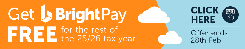 Get BrightPay Free for the rest of the 2025/26 tax year