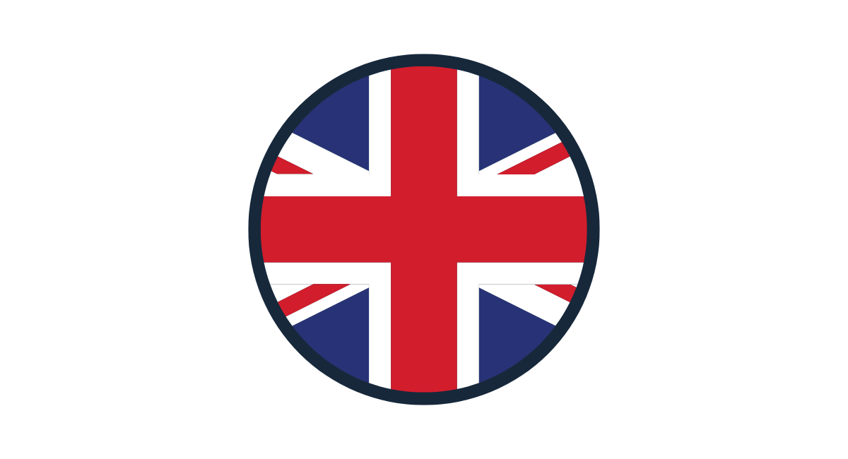 UK flag circle